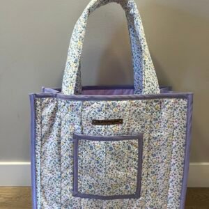 Mini Quilted Everyday Tote in Spring Floral