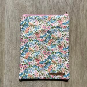 Quilted Book Sleeve in Tropical Floral